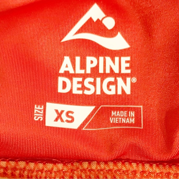 Alpine Design Sporty Scoop Neck Sleeveless Fit Flare Spandex Stripe Dress 🟥🟧 - Picture 7 of 9